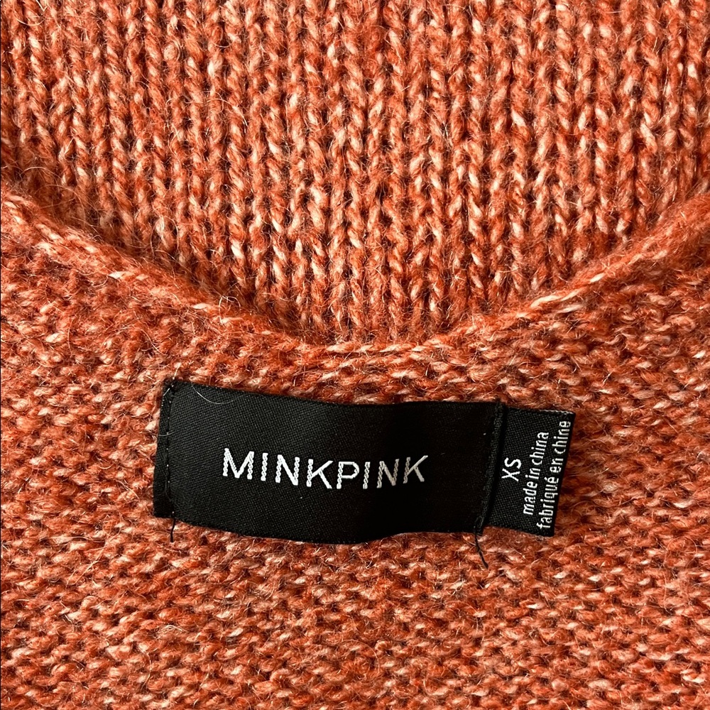 MINKPINK Warm Orange Sweater